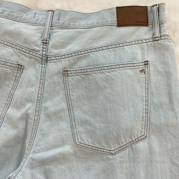 Madewell The Slouchy Boyjean Light Wrightlane Wash Ripped Edition Boyfriend 32 - Picture 13 of 16